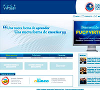Diseño web Pucp Virtual Diseño web Pucp Virtual