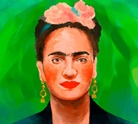 Retrato digital Frida Kahlo - 2016 - <p>Retrato digital Frida Kahlo realizado en Corel Painter.</p>